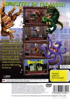 Rampage - Total Destruction box cover back